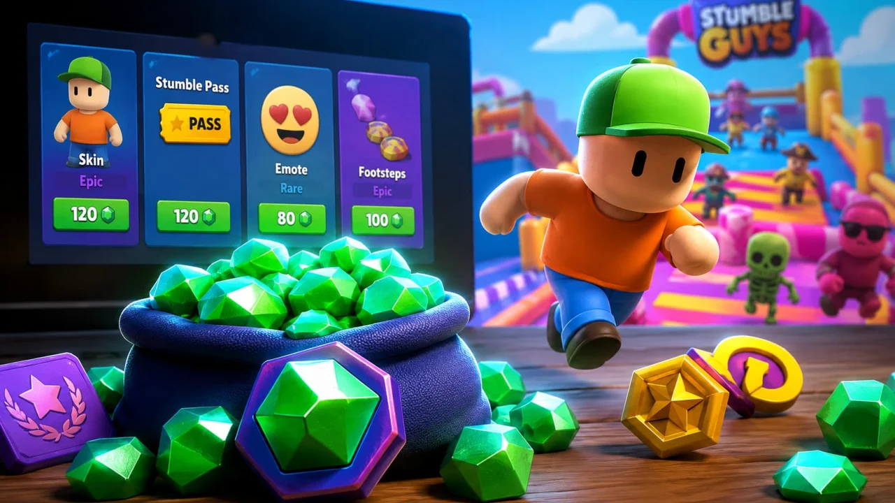 Stumble Guys: на что тратить гемы - лучшие покупки и советы игрокам Stumble Guys: на что тратить гемы - лучшие покупки и советы игрокам
